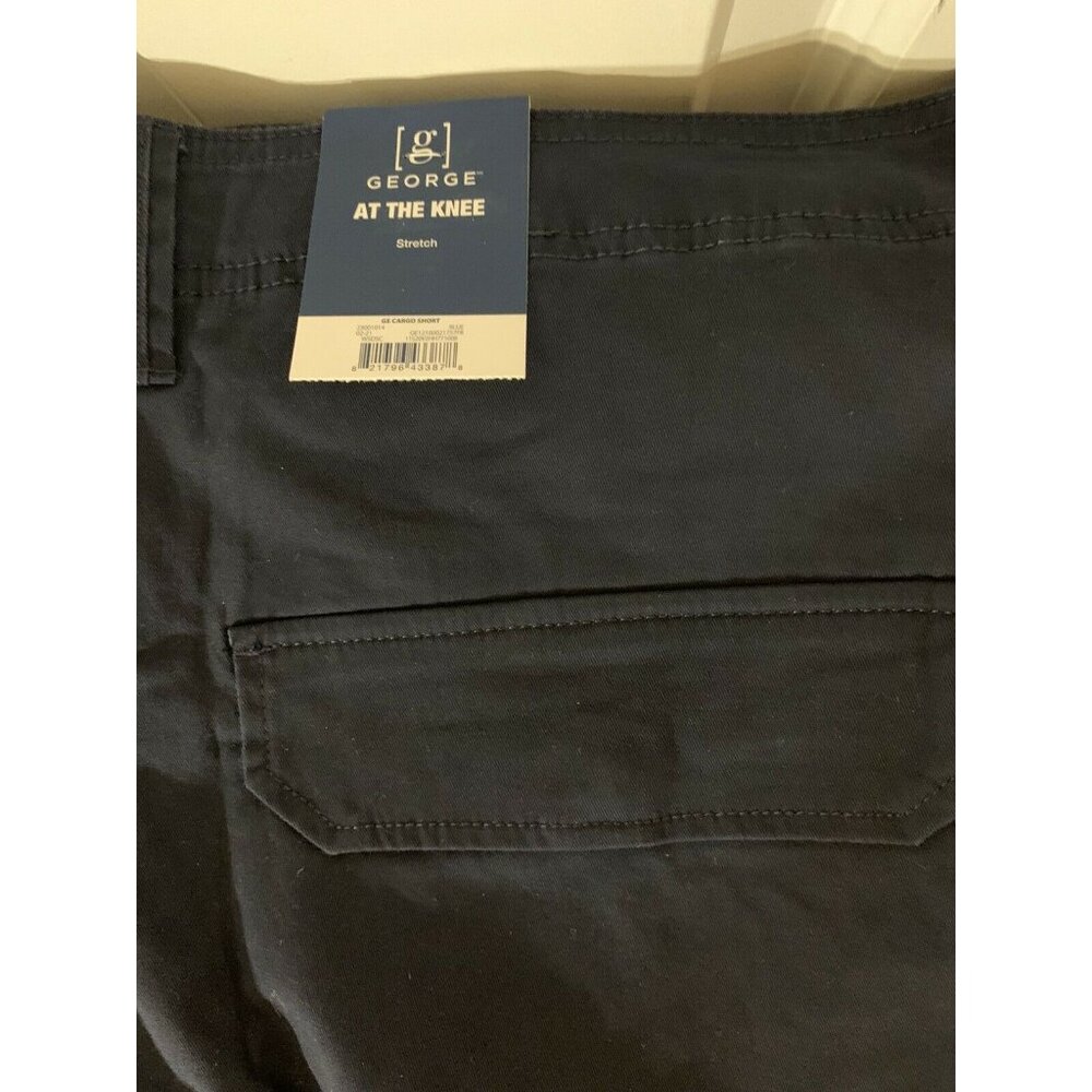 New No Boundaries Cargo‎ Shorts Men’s Sz 44 Above the Knee Blue NWT
